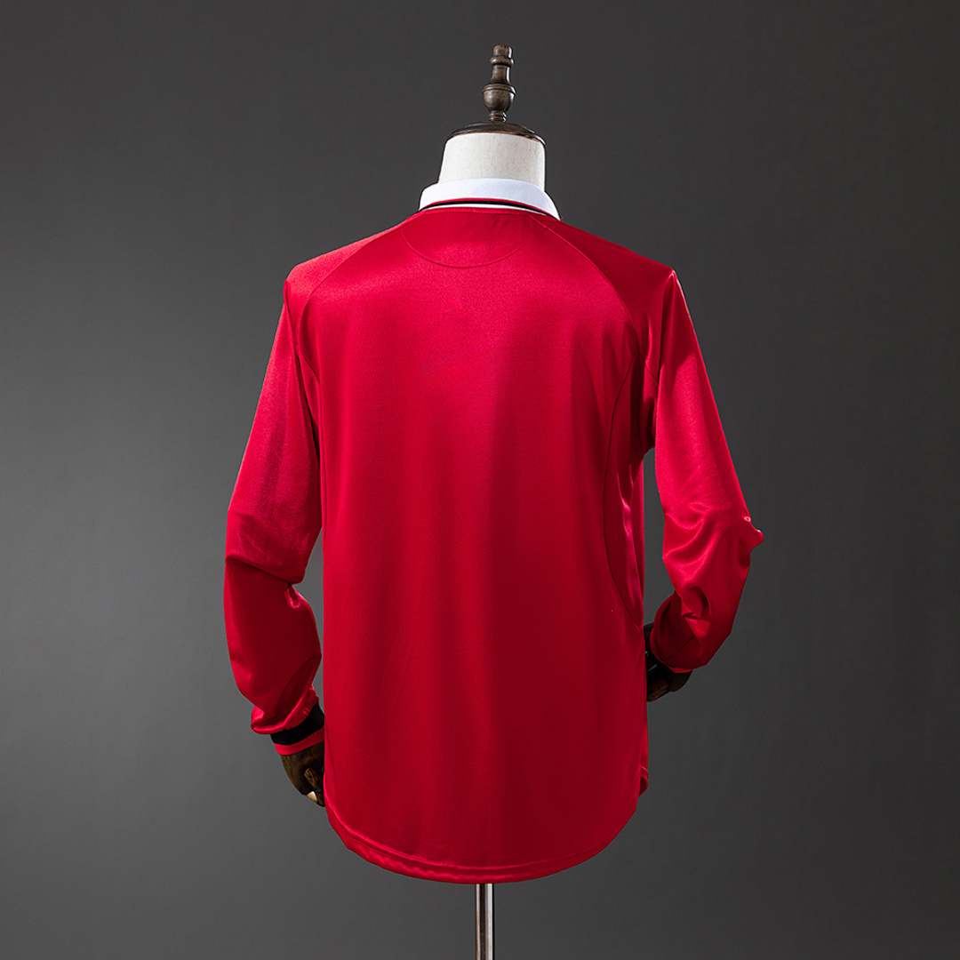 M-U 1999/00 Home Long Sleeve Retro Jersey S-XXL 8