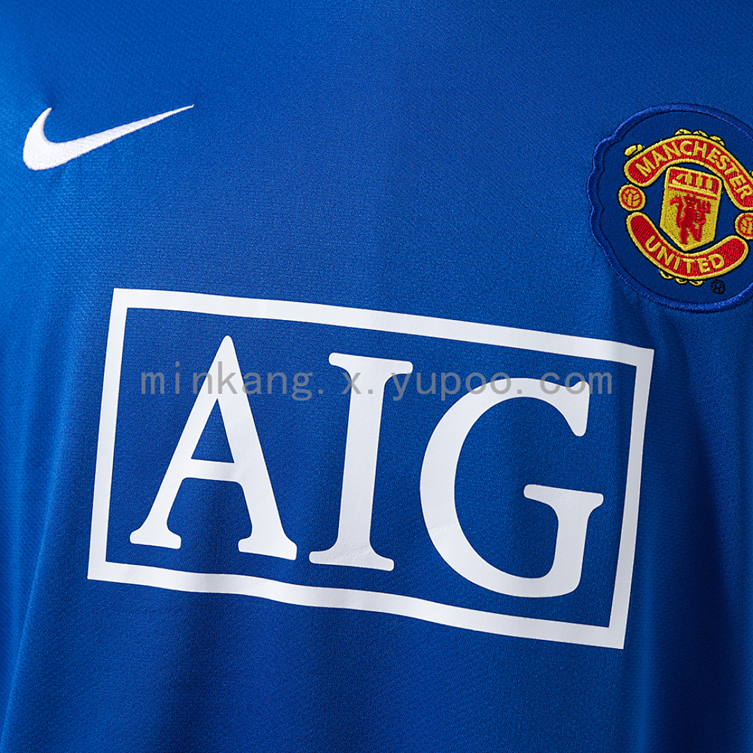 M-U 08/09 Third Away Long Sleeve Retro Jersey S-XXL 5