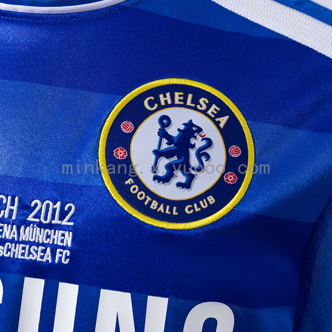 Chelsea 2011/12 Home UEFA Champions League long sleeve Retro Jersey S-XXL 5