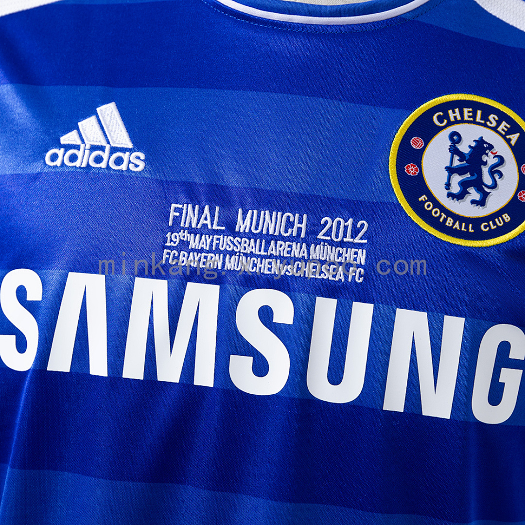 Chelsea 2011/12 Home UEFA Champions League long sleeve Retro Jersey S-XXL 6