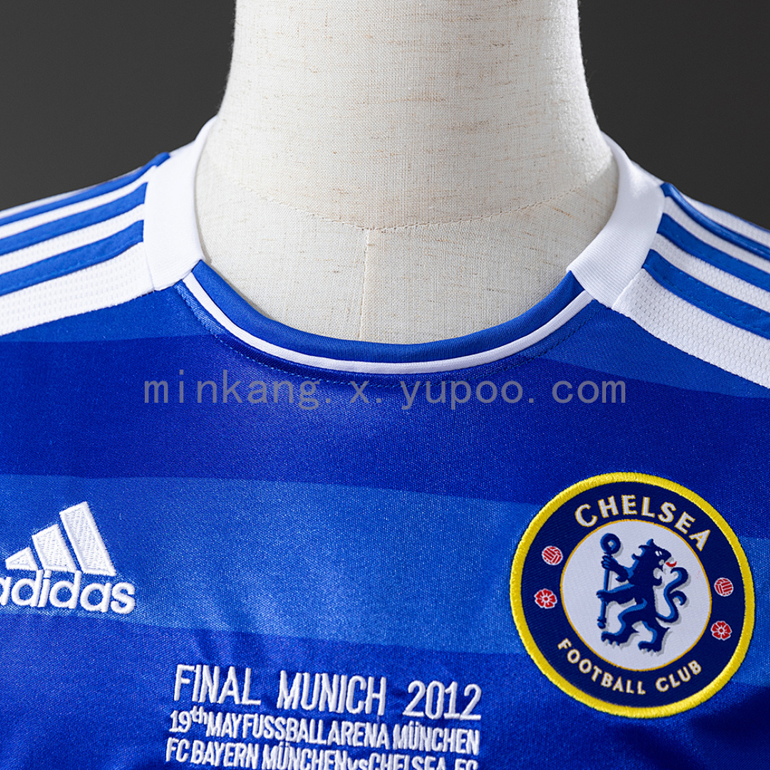 Chelsea 2011/12 Home UEFA Champions League long sleeve Retro Jersey S-XXL 7