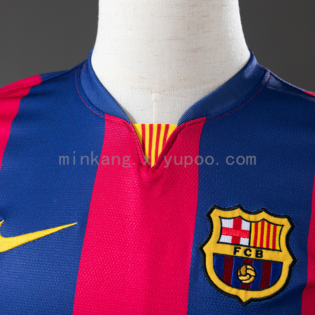 Barcelona 2014/15 Home Long Sleeve Retro Jersey S-XXL 4