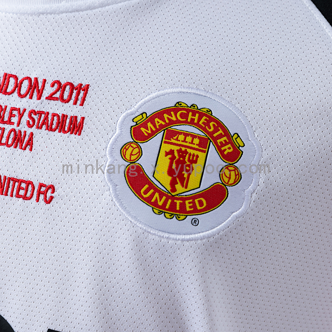 M-U 2010/11 Away Champions League version Retro Jersey S-XXL 6