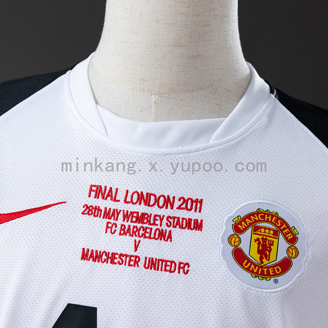 M-U 2010/11 Away Champions League version Retro Jersey S-XXL 4