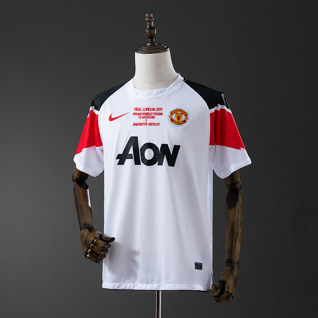 M-U 2010/11 Away Champions League version Retro Jersey S-XXL 2
