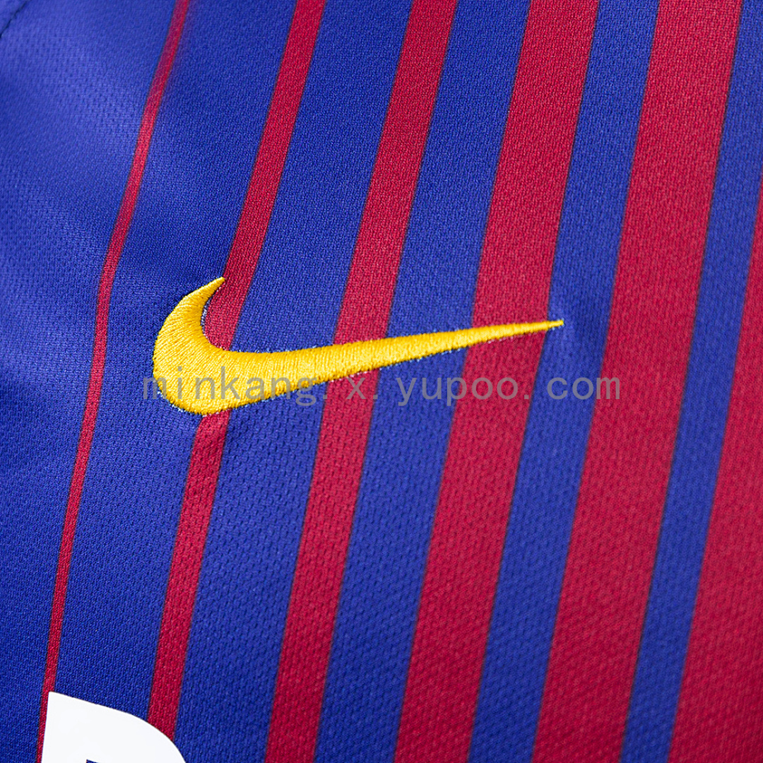 Barcelona 17/18 Home Retro Jersey S-XXL 4