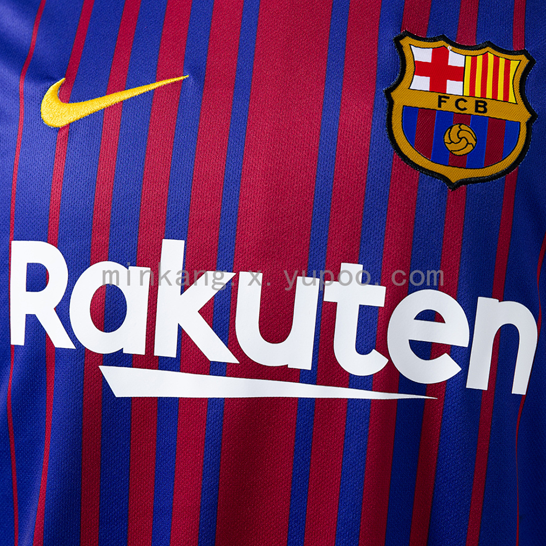 Barcelona 17/18 Home Retro Jersey S-XXL 6