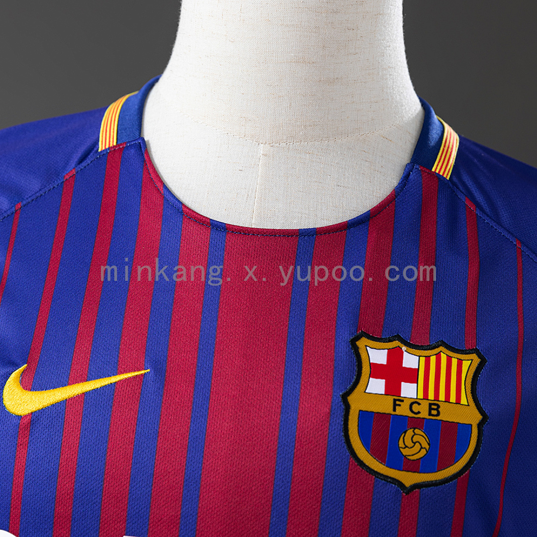 Barcelona 17/18 Home Retro Jersey S-XXL 7