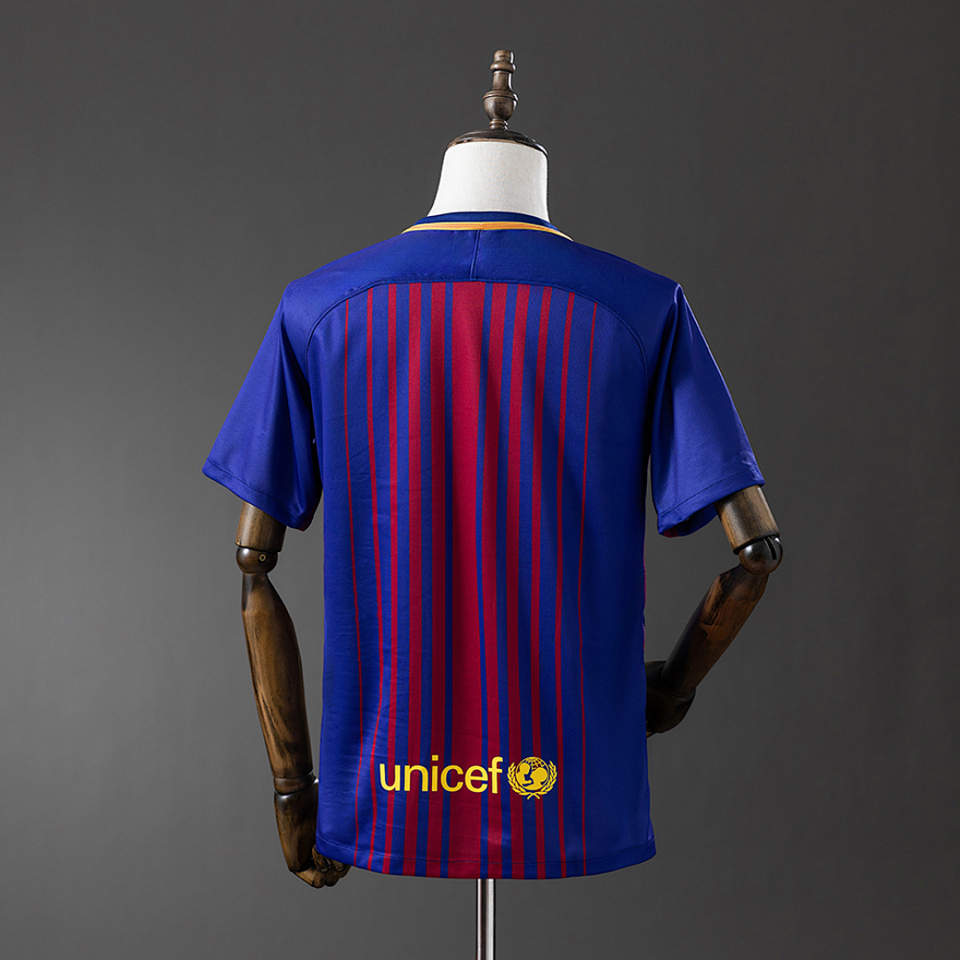 Barcelona 17/18 Home Retro Jersey S-XXL 8