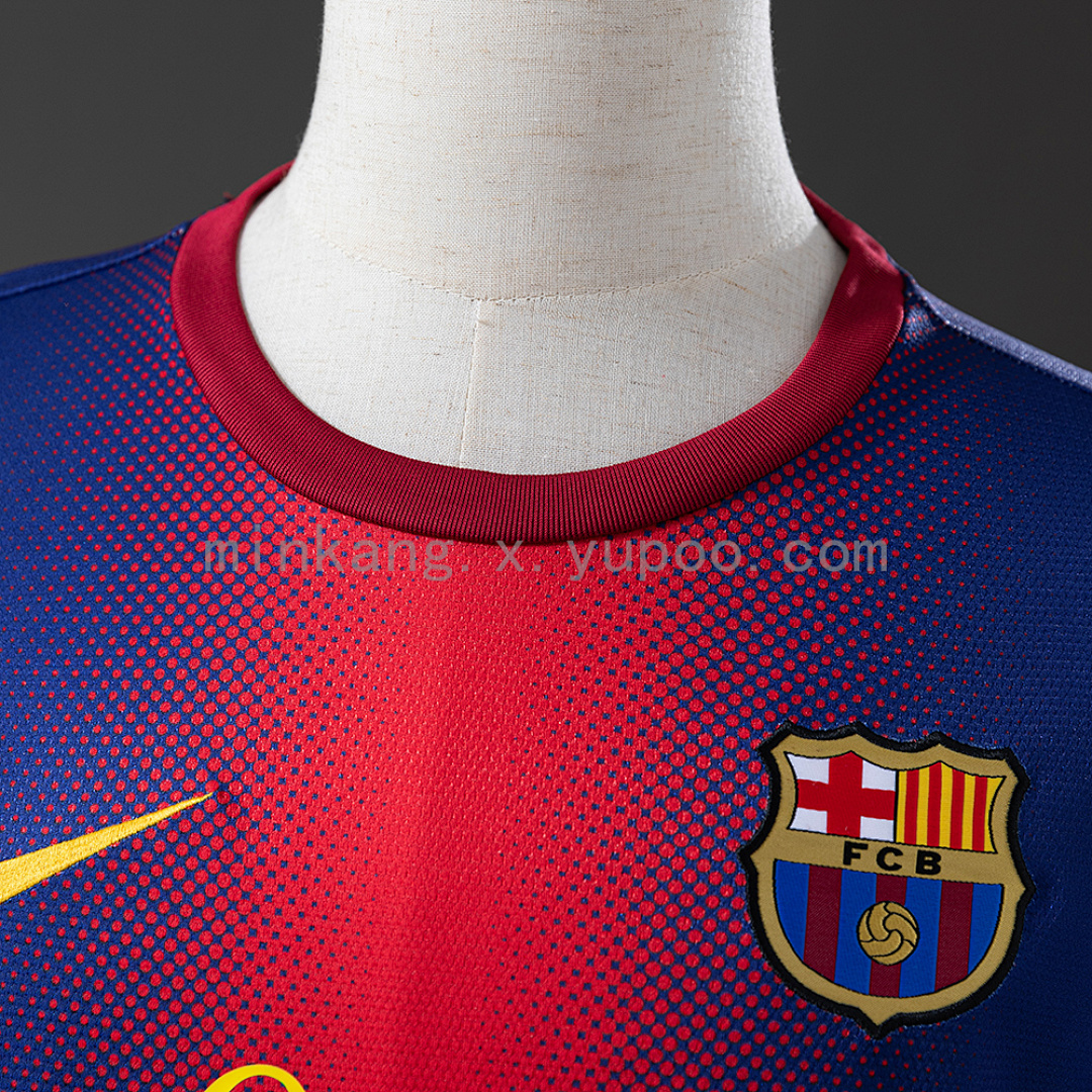 Barcelona 12/13 Home Retro Jersey S-XXL 7