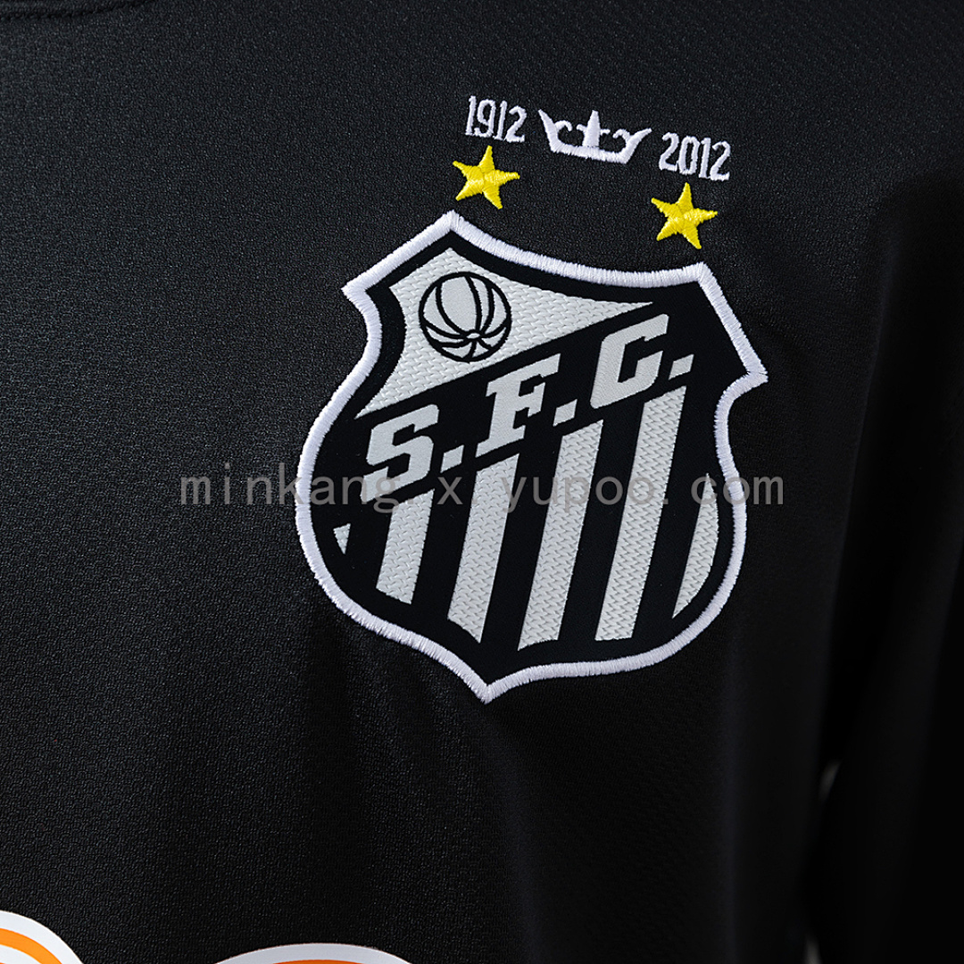 Santos 12/13 Black Retro Jersey S-XXL 5