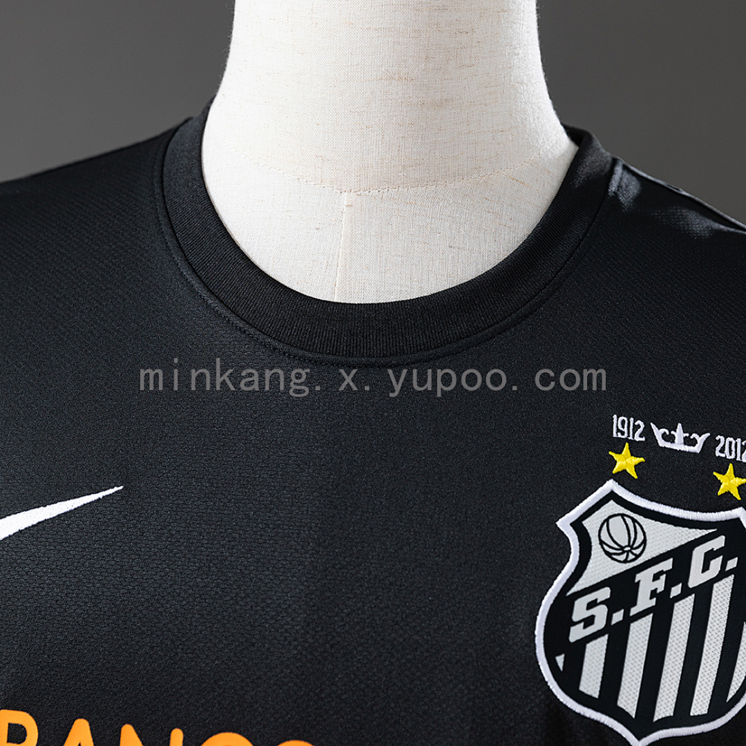 Santos 12/13 Black Retro Jersey S-XXL 7