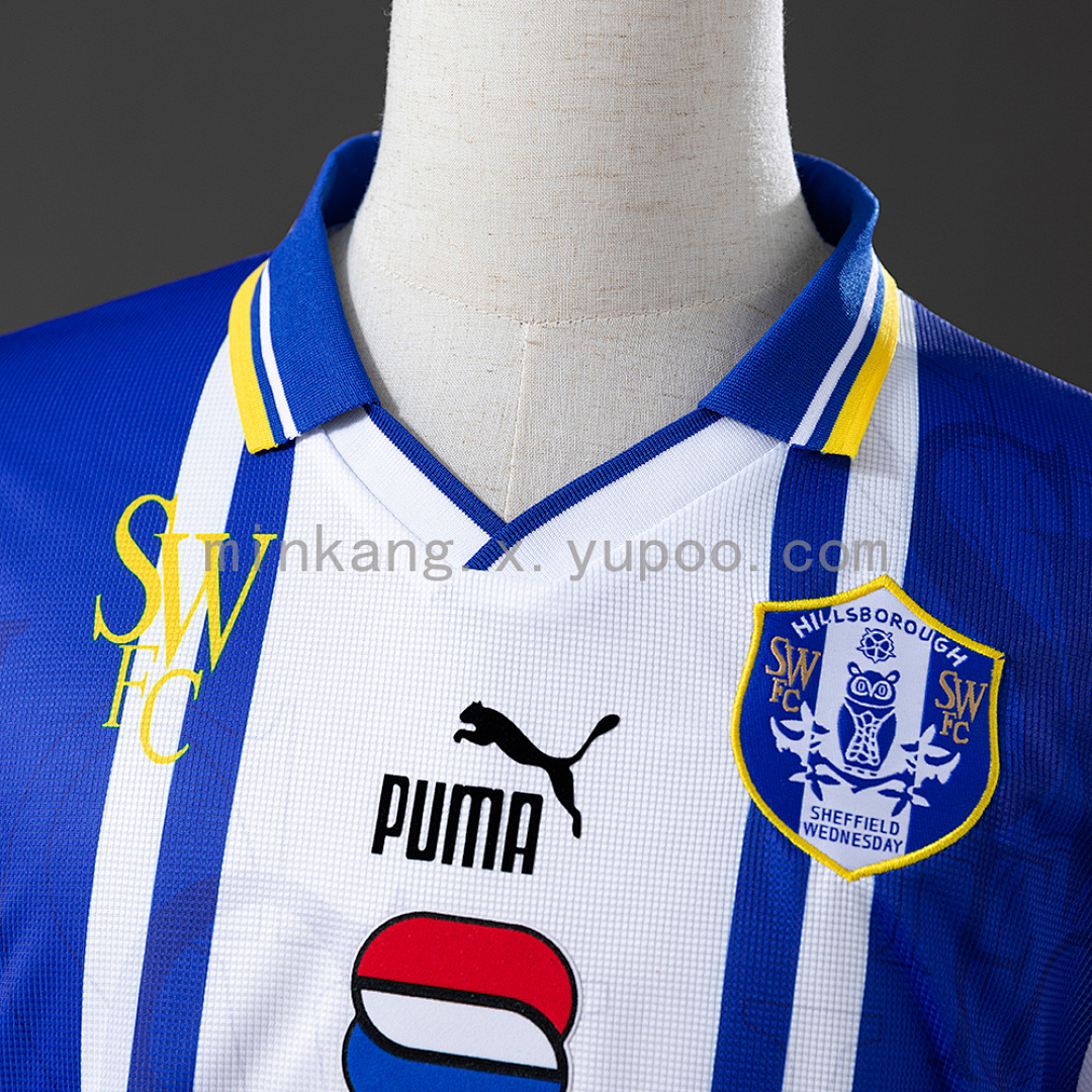 sheffield wednesday 19/97 Home Retro Jersey S-XXL 7