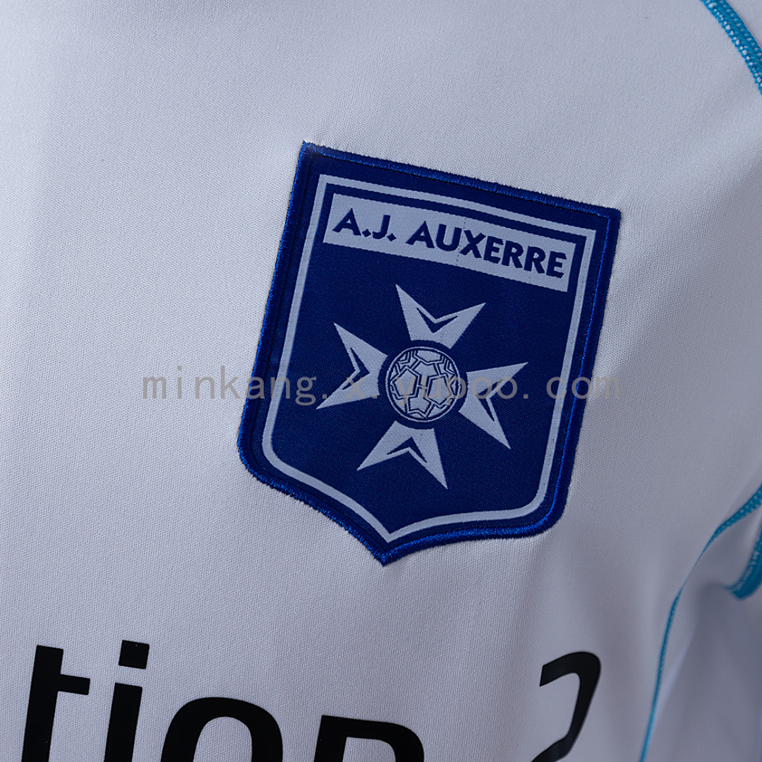 Auxerre 03/04 Home Long Sleeve Retro Jersey S-XXL 6