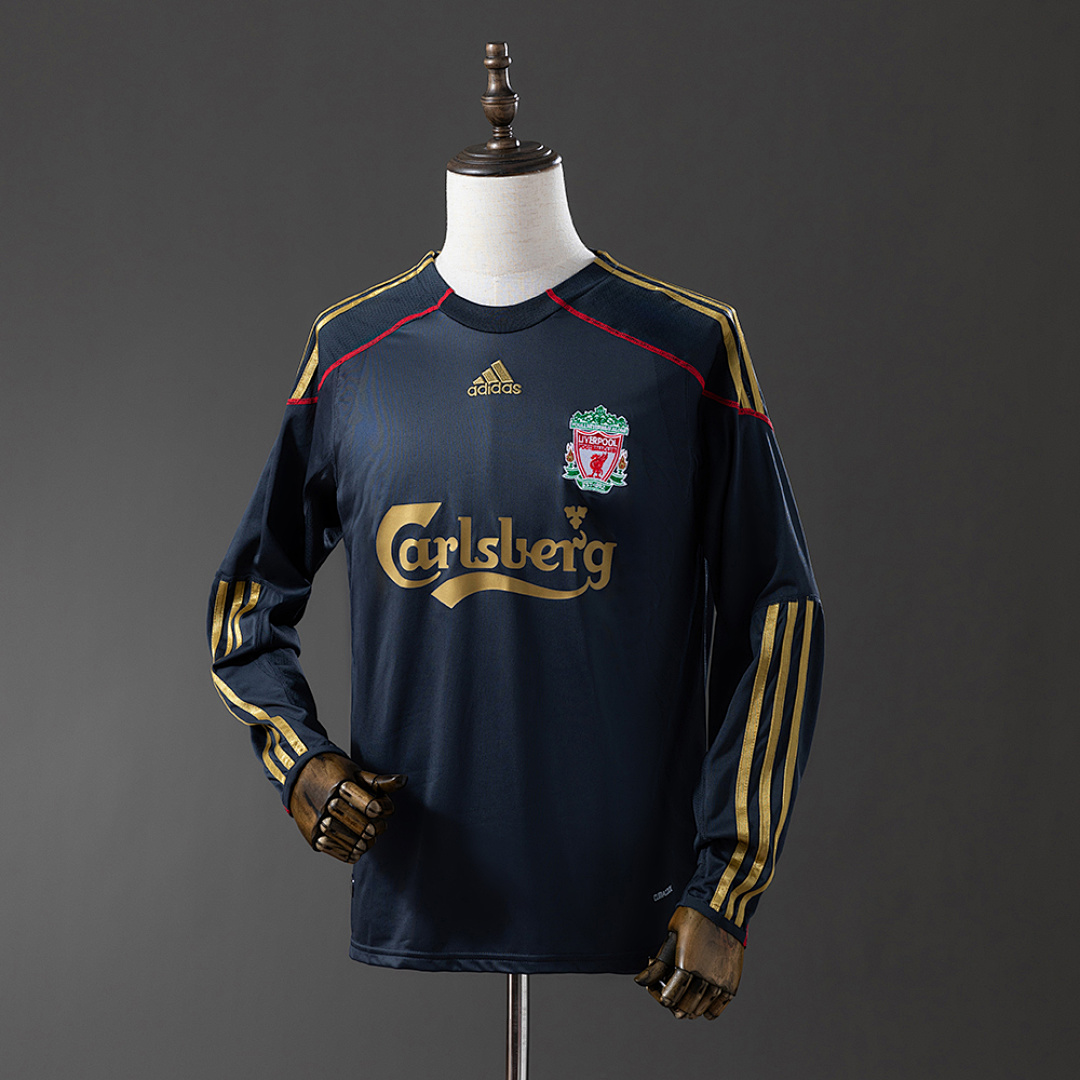 LFC 09/10 Away Long Sleeve Retro Jersey S-XXL