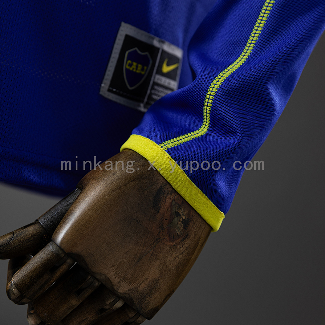 Retro Long Sleeve Boca Juniors 03/04 home S-XXL 8