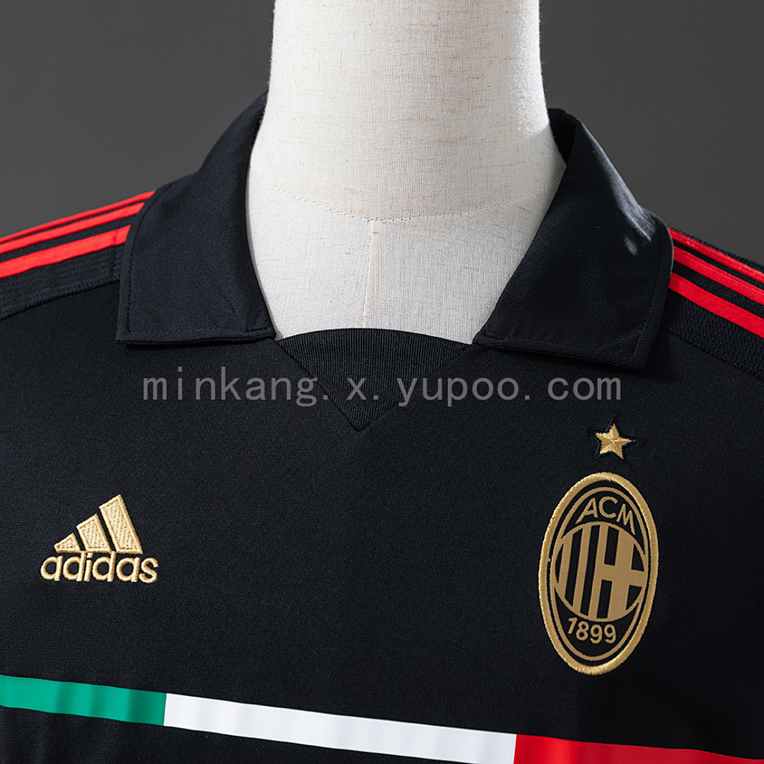 AC Milan 11/12 Away Long Sleeve Retro Jersey S-XXL 7