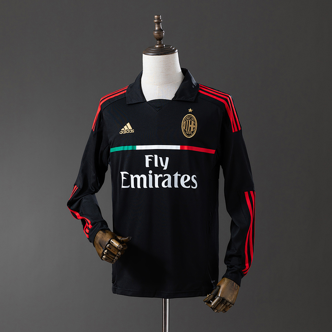 AC Milan 11/12 Away Long Sleeve Retro Jersey S-XXL 9