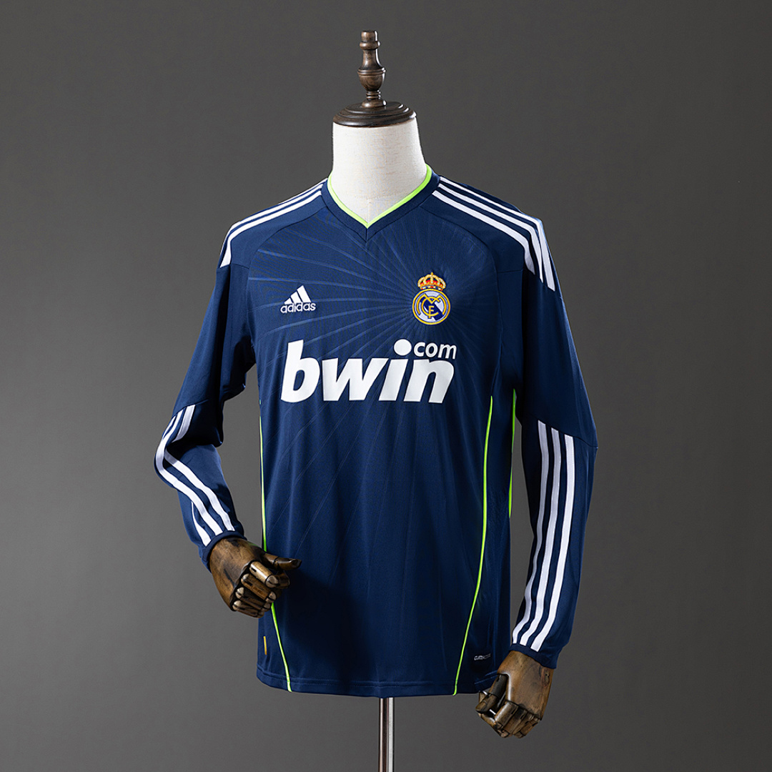 Real Madrid 10/11 Away Long Sleeve Retro Jersey S-XXL 9