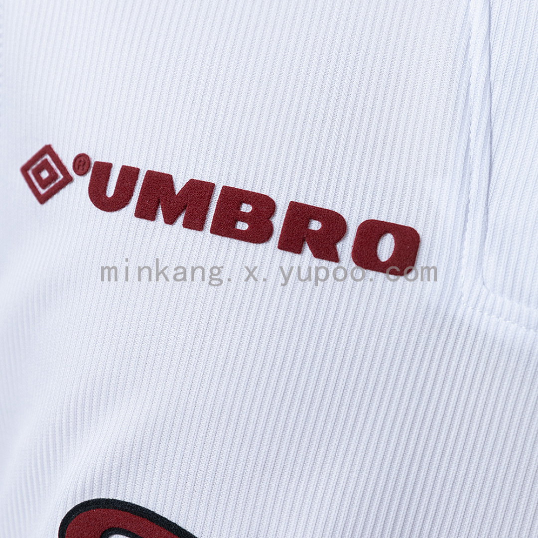 M-U 98/99 White Long Sleeve Retro Jersey S-XXL 7