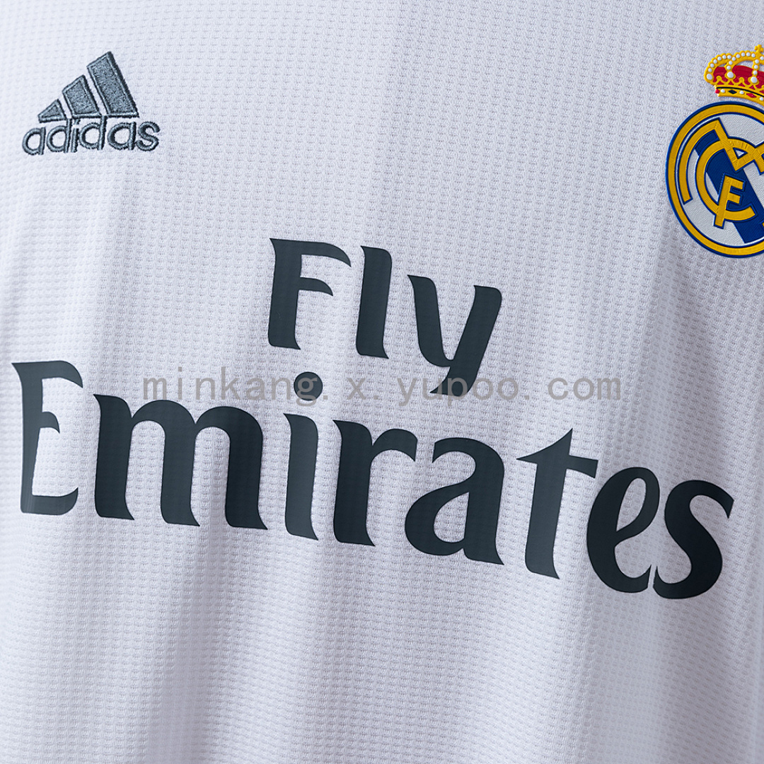 Real Madrid 15/16 Home Long Sleeve Retro Jersey S-XXL 6