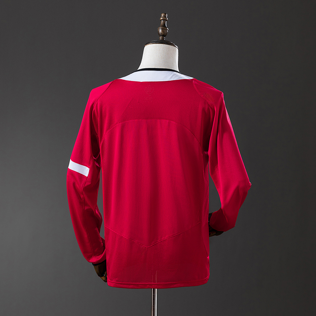 M-U 04/06 Home Long Sleeve Retro Jersey S-XXL 7