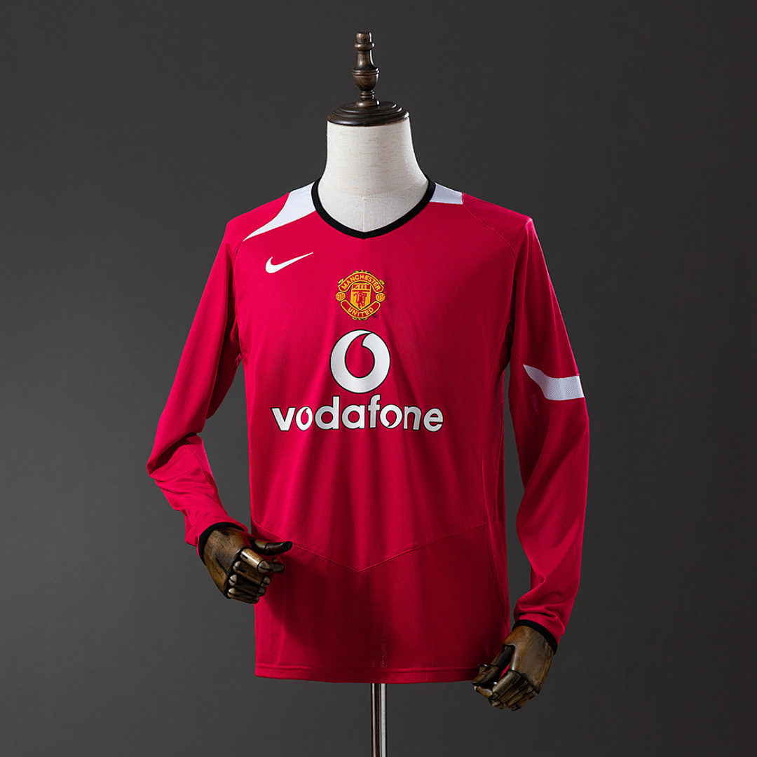 M-U 04/06 Home Long Sleeve Retro Jersey S-XXL 8
