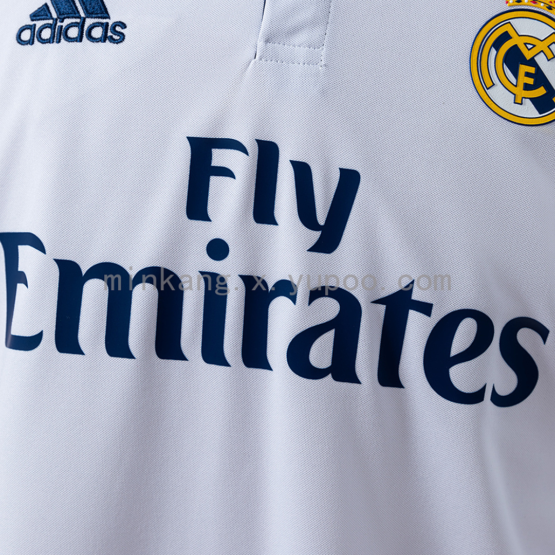 Real Madrid 16/17 Home Long Sleeve Retro Jersey S-XXL 6