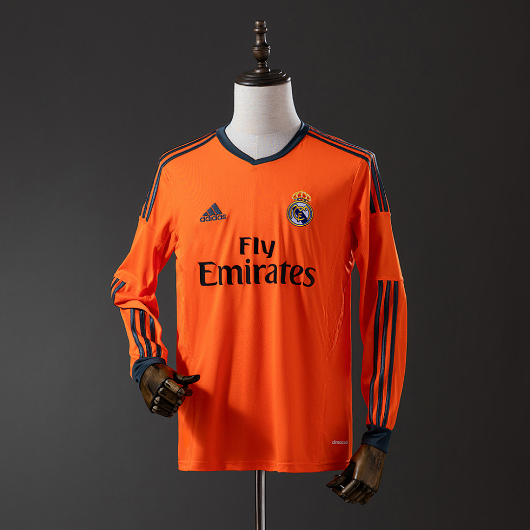 Real Madrid 13/14 Second Away Long Sleeve Retro Jersey S-XXL