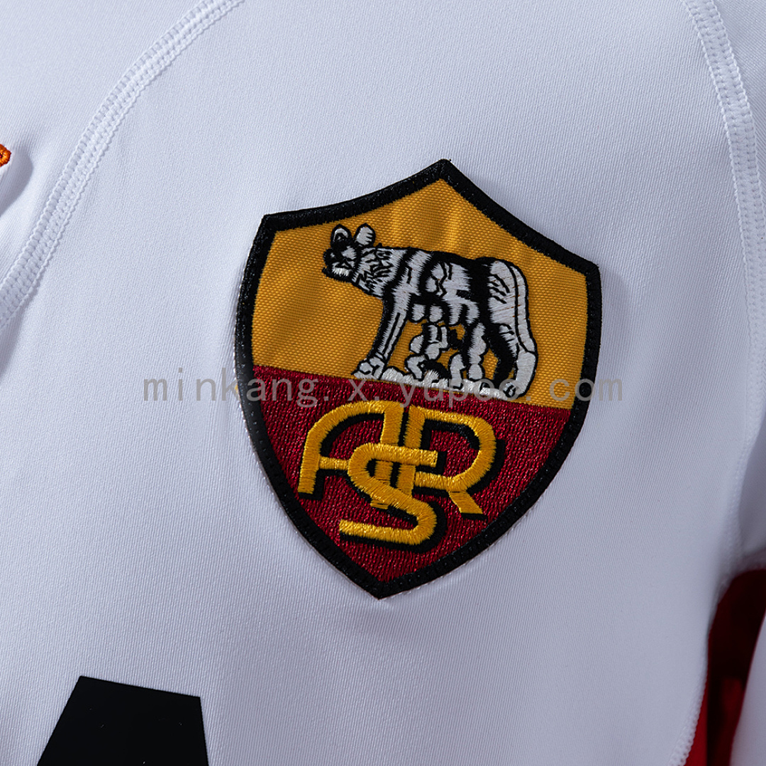 Roma 2001/02 Away Long Sleeve Retro Jersey S-XXL 5
