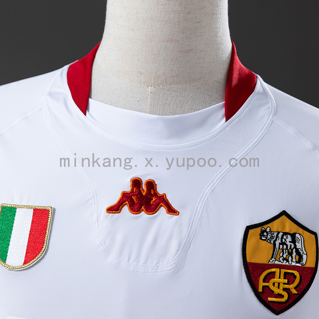 Roma 2001/02 Away Long Sleeve Retro Jersey S-XXL 7