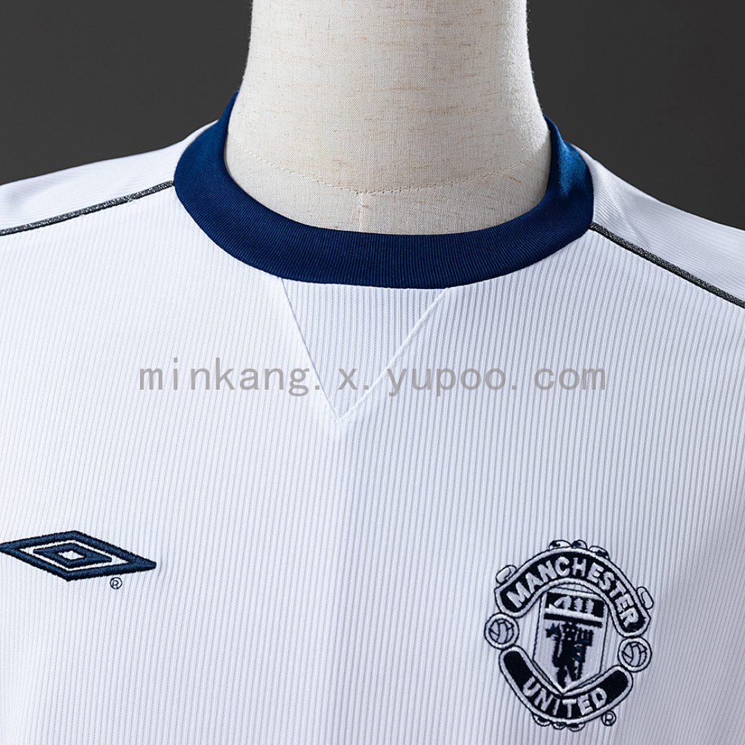 M-U 00/01 Away Long Sleeve Retro Jersey S-XXL 7