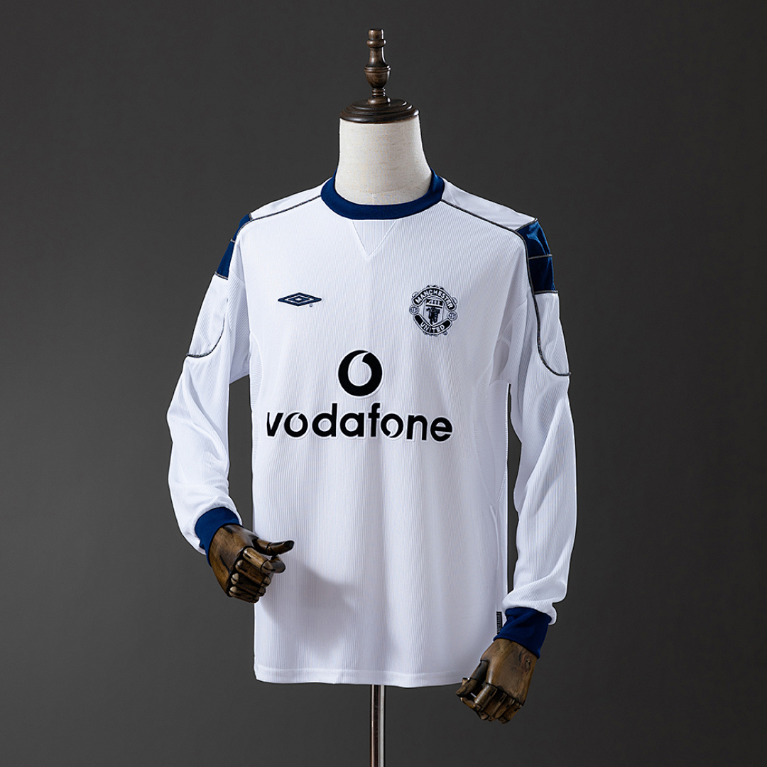 M-U 00/01 Away Long Sleeve Retro Jersey S-XXL 2