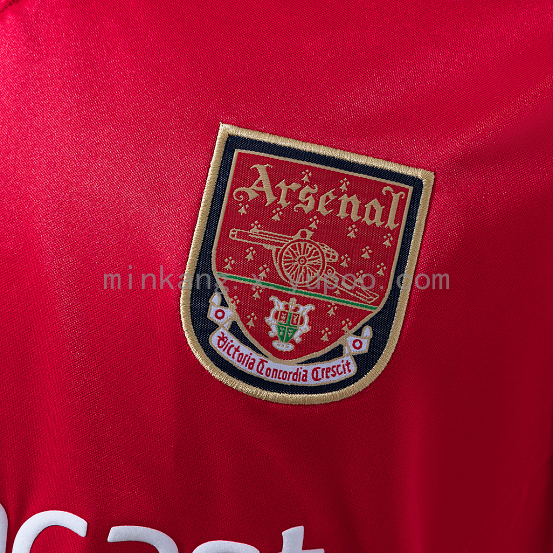 Arsenal 01/02 Home Long Sleeve Retro Jersey S-XXL 6