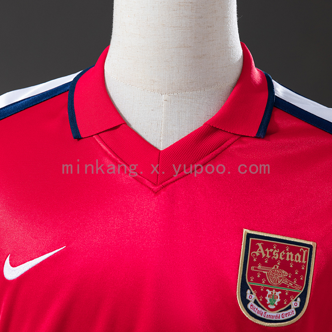 Arsenal 01/02 Home Long Sleeve Retro Jersey S-XXL 8
