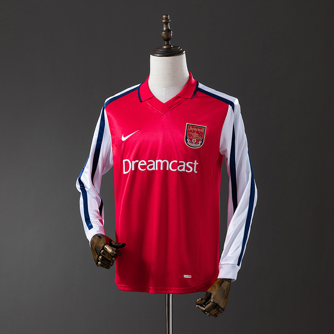 Arsenal 01/02 Home Long Sleeve Retro Jersey S-XXL 10