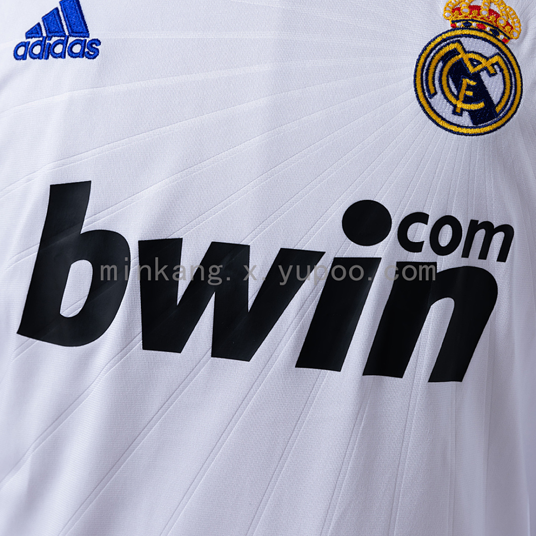 Real Madrid 10/11 Home Long Sleeve Retro Jersey S-XXL 6