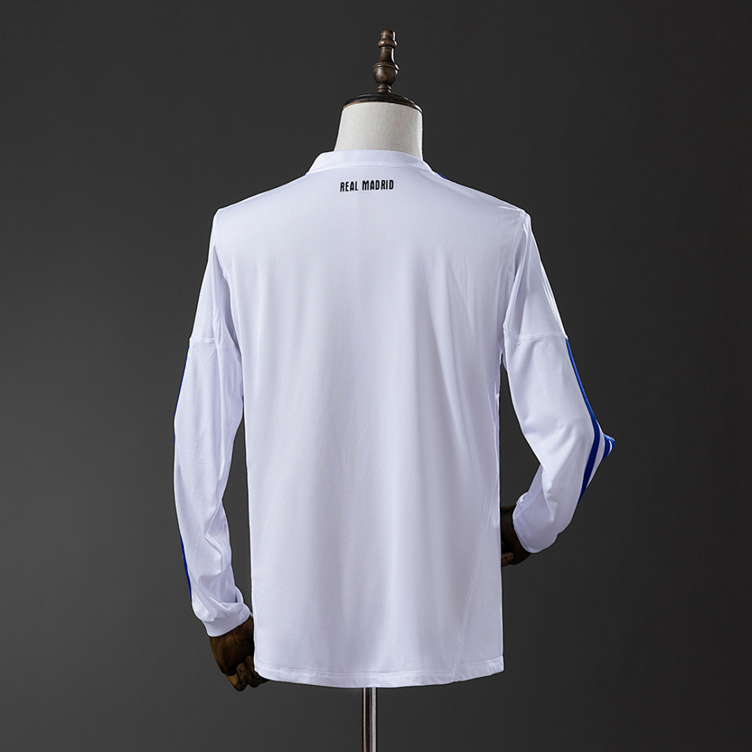 Real Madrid 10/11 Home Long Sleeve Retro Jersey S-XXL 8