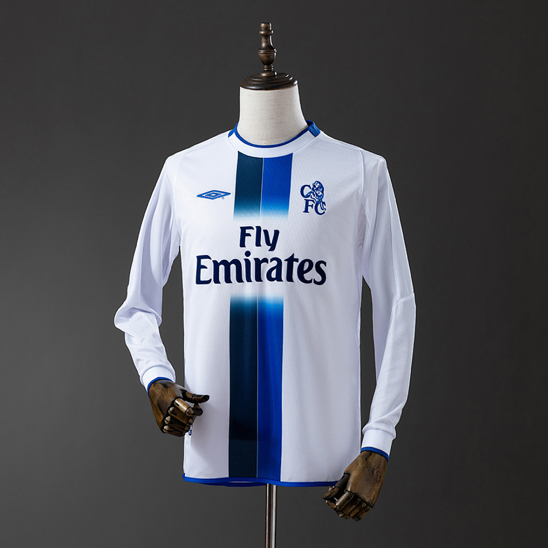 Retro long-sleeved 03/05 Chelsea away S-XXL