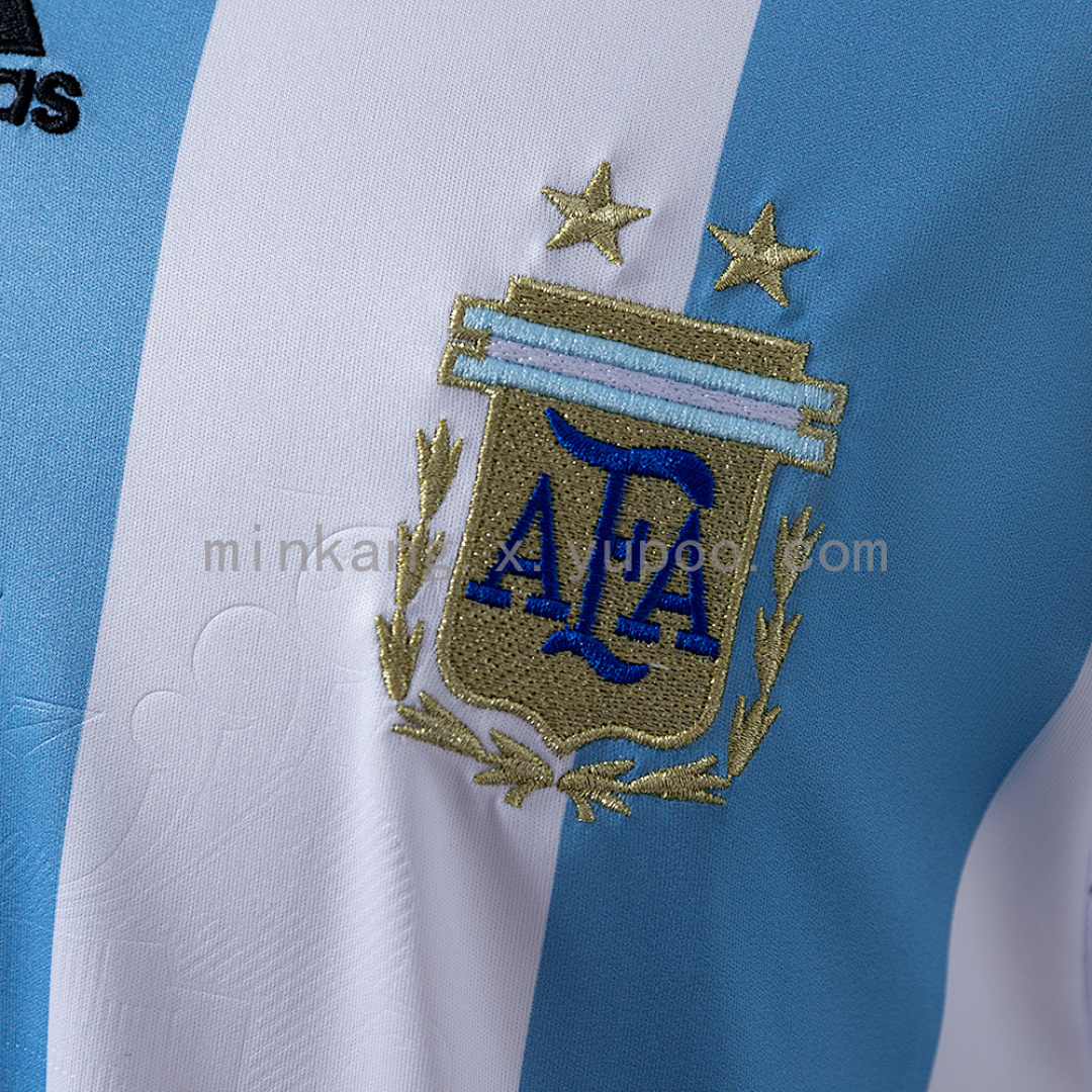 Argentina 08/10 Home Retro Jersey S-XXL 6