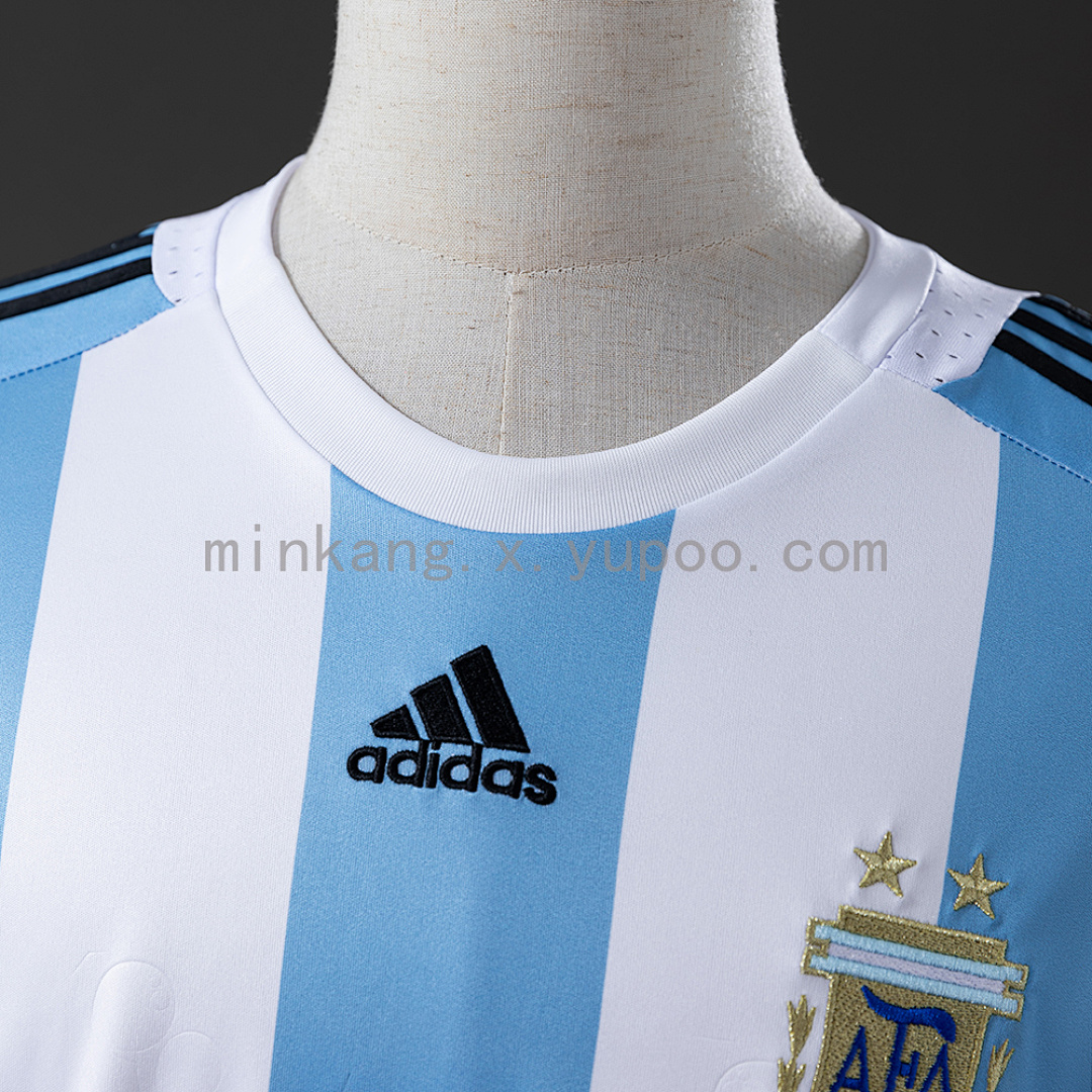 Argentina 08/10 Home Retro Jersey S-XXL 4
