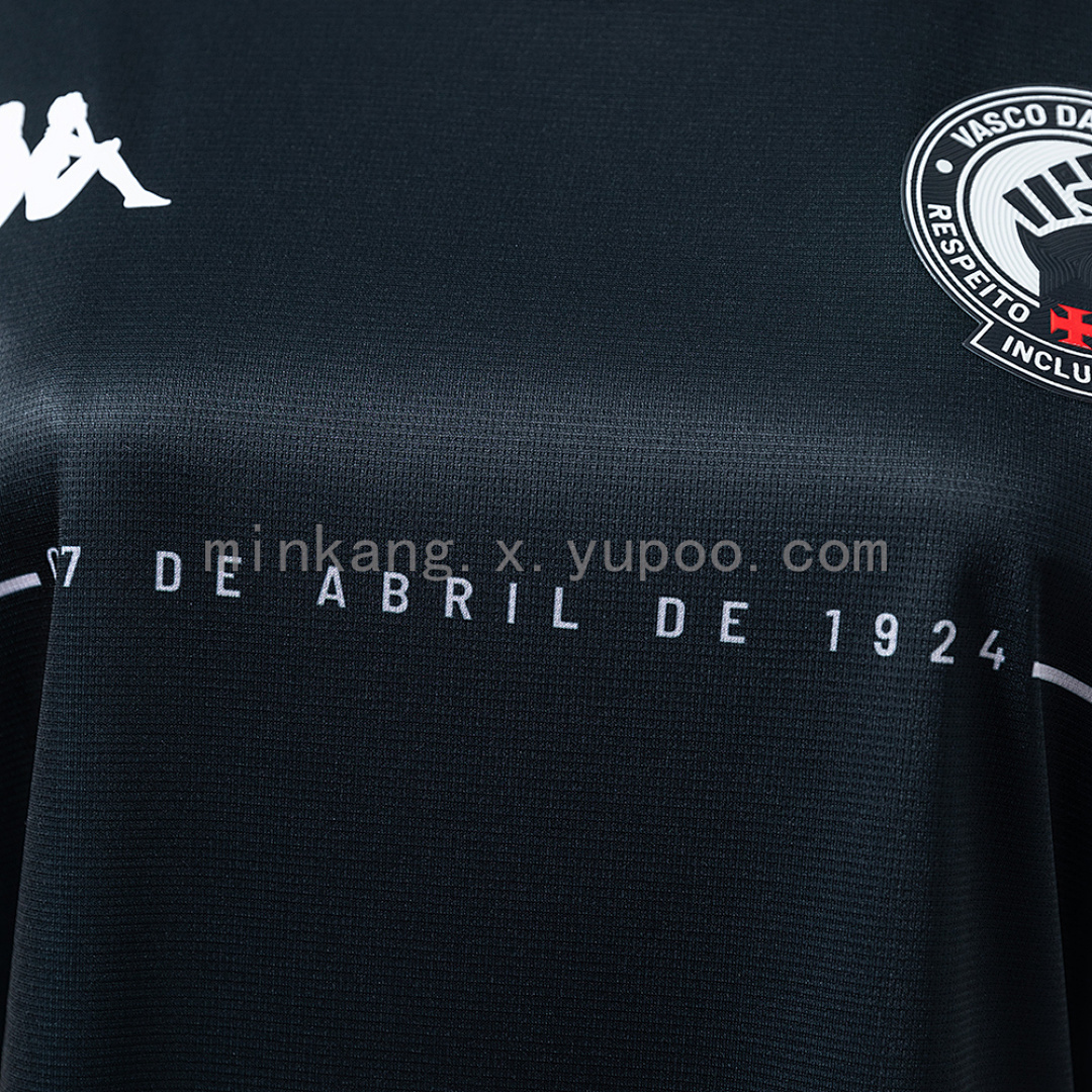 Vasco da Gama 24/25 Camisa Pre-Match 2 CR-Black Women's Jersey S-XXL 7