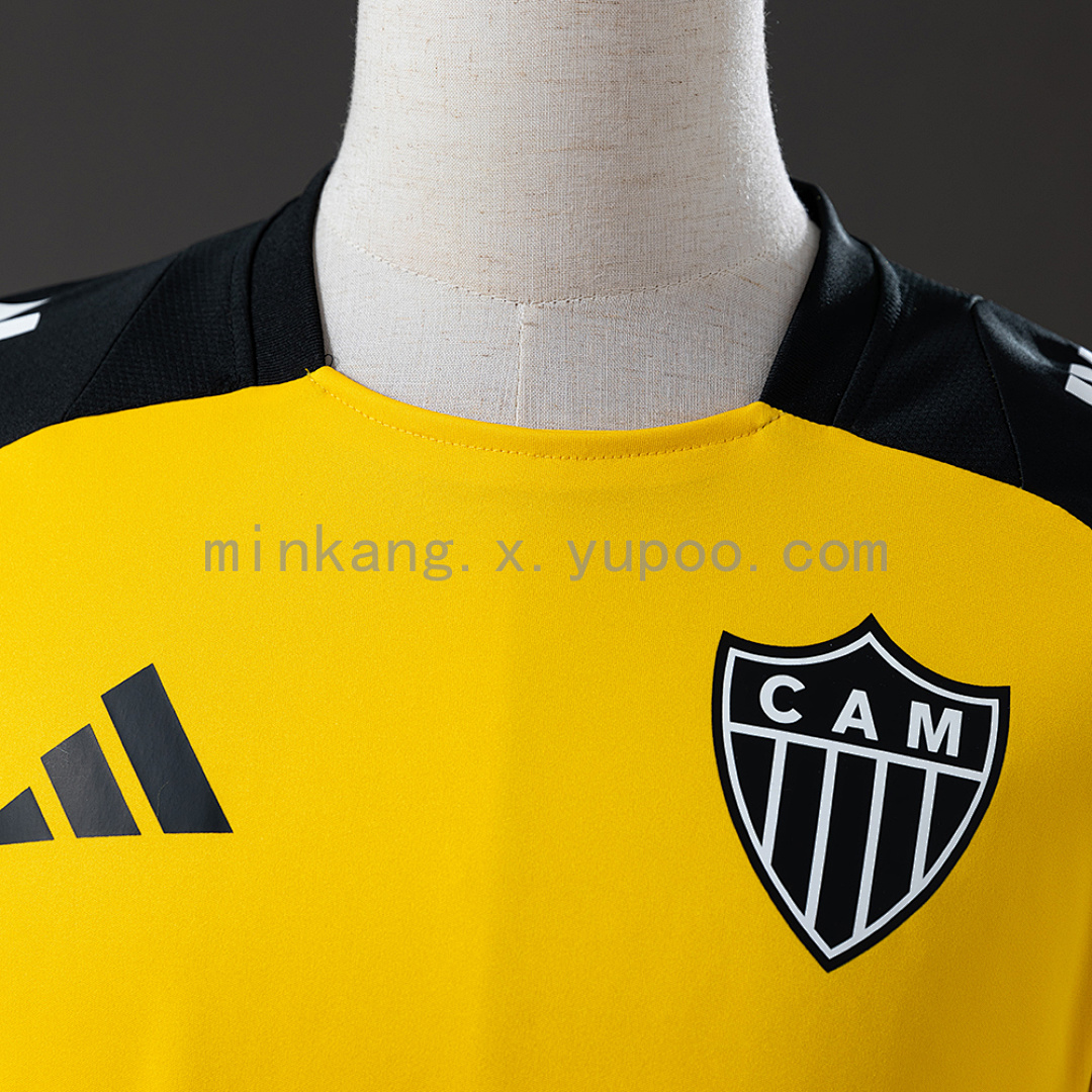 Atletico Mineiro 25/26 Training Suit Yellow Jersey S-4XL 4
