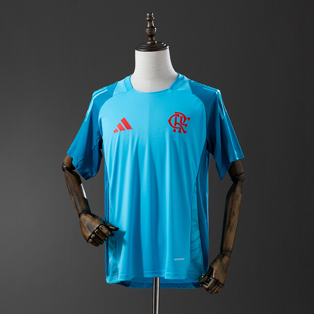 Flamengo 25/26 Training Suit Cyan Jersey S-4XL 8