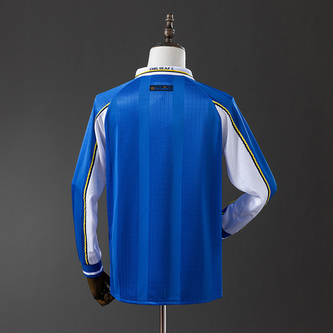 Chelsea 97/99 Home Long Sleeve Retro Jersey S-XXL 7
