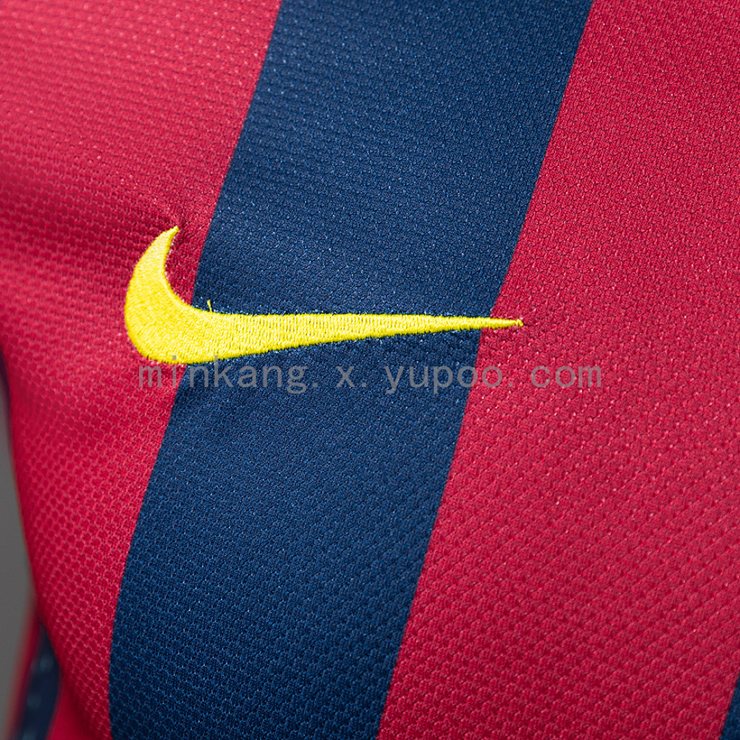 Barcelona 13/14 Home Player Version Retro Jersey S-3XL 4