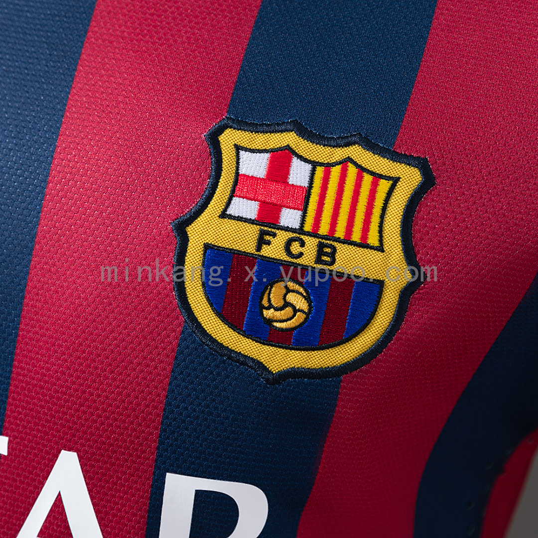 Barcelona 13/14 Home Player Version Retro Jersey S-3XL 5
