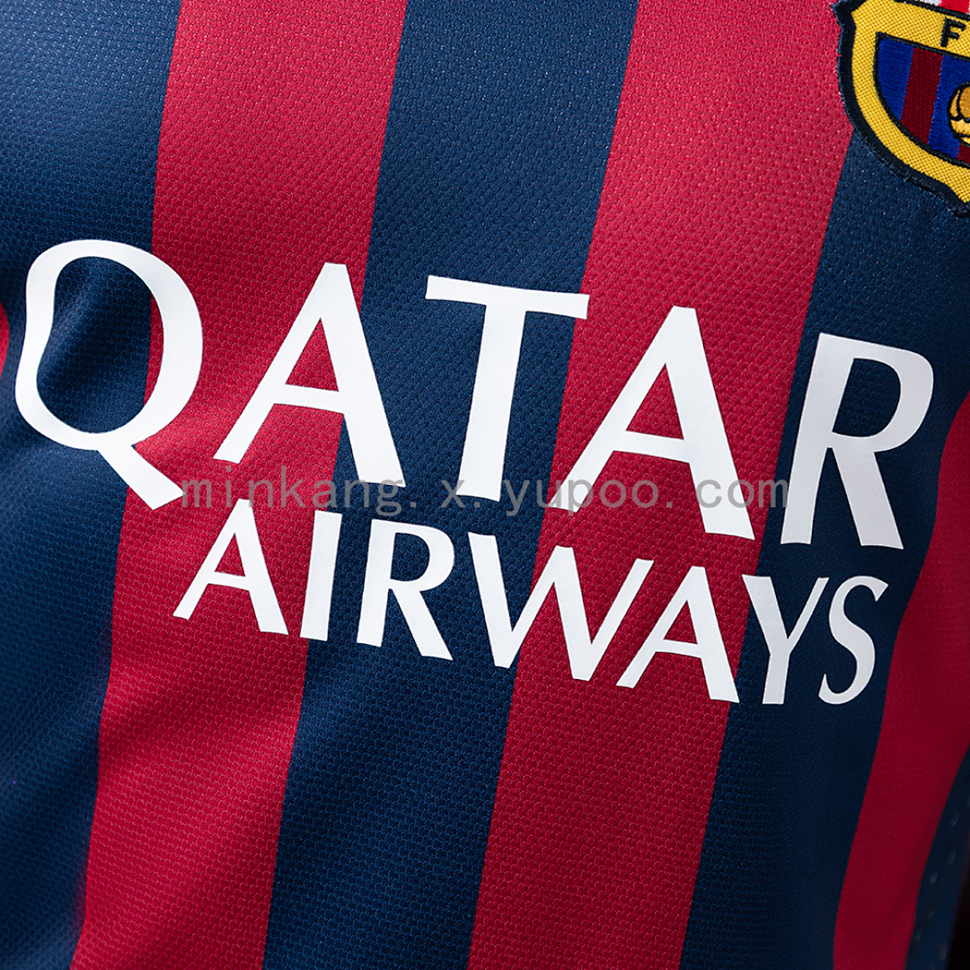 Barcelona 13/14 Home Player Version Retro Jersey S-3XL 6