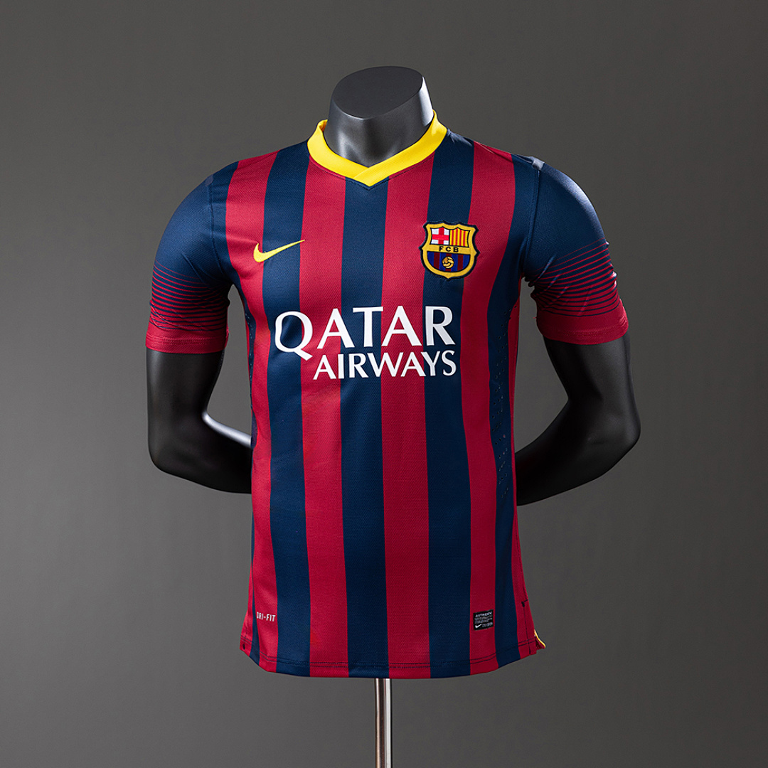 Barcelona 13/14 Home Player Version Retro Jersey S-3XL 9