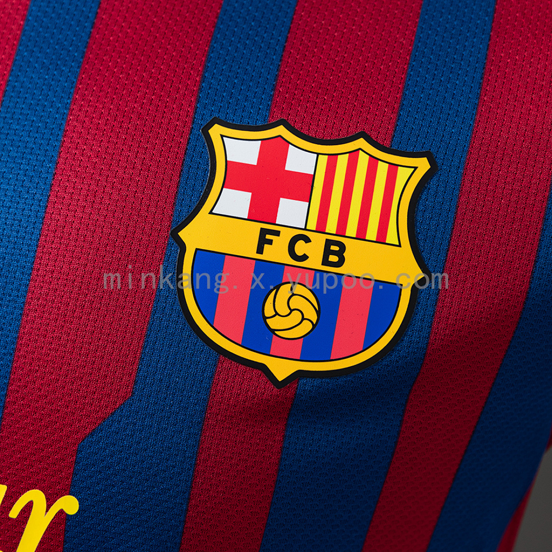 Barcelona 11/12 Home Player Version Retro Jersey S-3XL 5